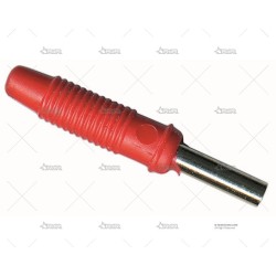 BANANA HEMBRA 4mm ROJA