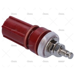 BORNE LATON ROJO  4mm