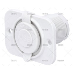 CLAVIJA DOBLE USB BLANCO 12V