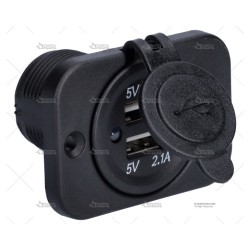 TOMA USB 12-24V 2 ENT....