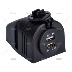 TOMA USB 12-24V 2 ENT....