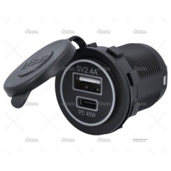 TOMA USB TIPO A/C