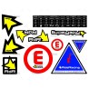 LAMINA ADHESIVOS R de Racing PACK