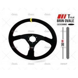 VOLANTE PLANO 380mm RRS OFF...