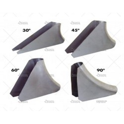 CARTELA ACERO CURVADA CRUZ...