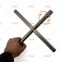LLAVE CRUZ RAPIDA INOX DUO...