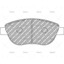 FERODO DS3000 DEL.PEUGEOT...