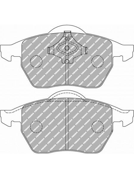 PASTILLAS FERODO RACING FDS1323