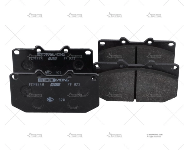 PASTILLAS DS2500 D.IMPREZA GT TURBO/WRX FERODO