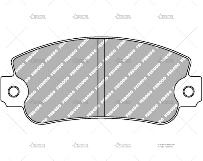 FERODO DS2500 DEL. AUTOBIANCHI Y10 FERODO