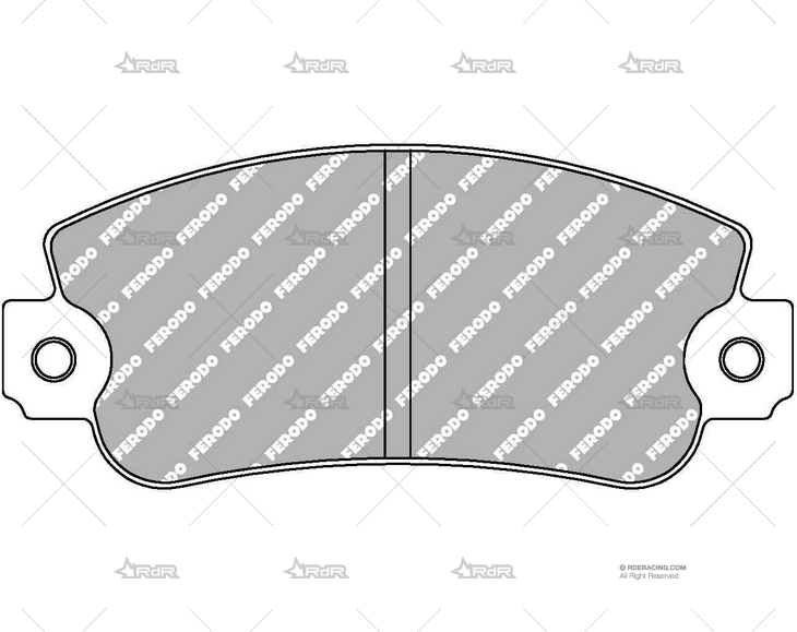 FERODO DS2500 DEL. AUTOBIANCHI Y10 FERODO