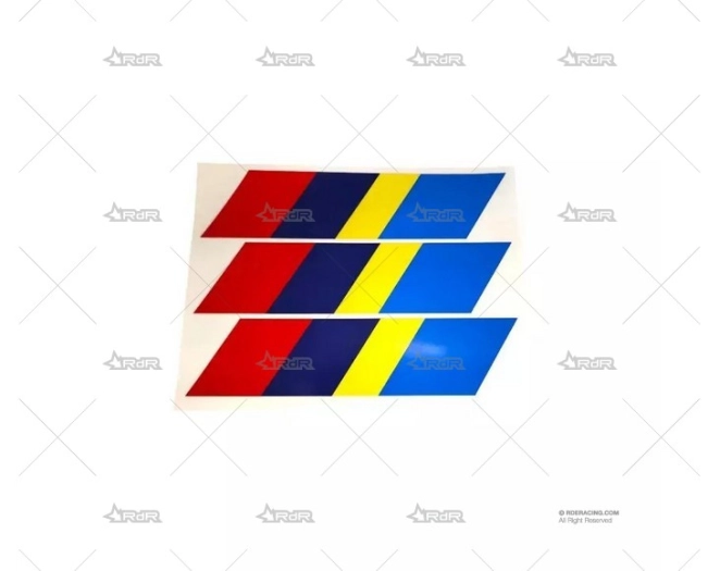 ADHESIVO P-205 RALLYE ( 3 BARRAS REJILLA BRAND R