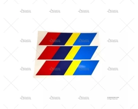 ADHESIVO P-205 RALLYE REJILLA DELANTERA BRAND R