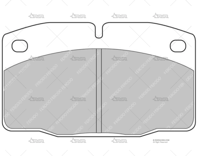 PASTILLAS DS2500 DEL. ESCORT RS/MANTA B FERODO