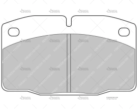 PASTILLAS DS2500 DEL. ESCORT RS/MANTA B FERODO