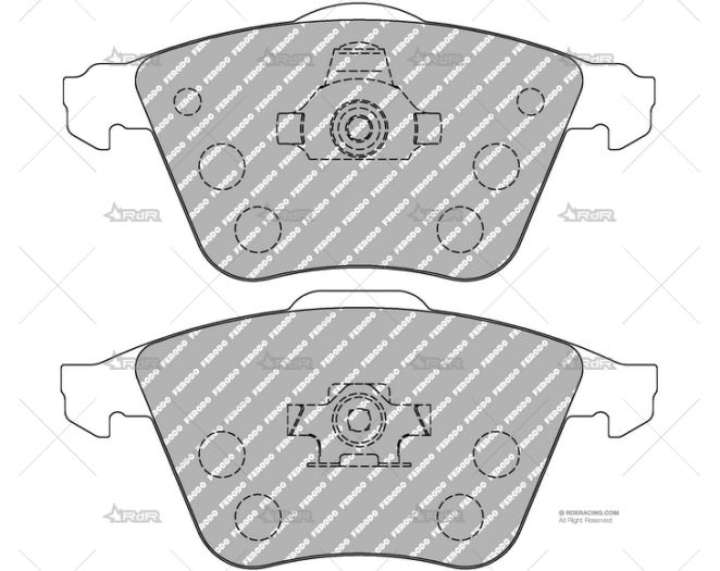 FERODO DS2500 DEL. FOCUS ST 10/05+/VOLVO FERODO