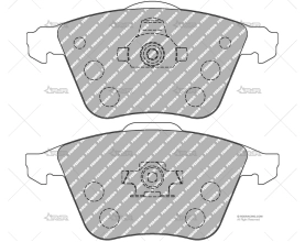 PASTILLAS DS2500 DEL. FOCUS ST 05+/VOLVO FERODO