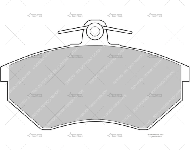 FERODO DS2500 DEL. GOLF 2/3 LUCAS FERODO