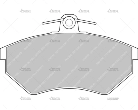 FERODO DS2500 DEL. GOLF 2/3 LUCAS FERODO