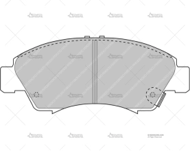 FERODO DS2500 DEL. HONDA CIVIC/CRX FERODO