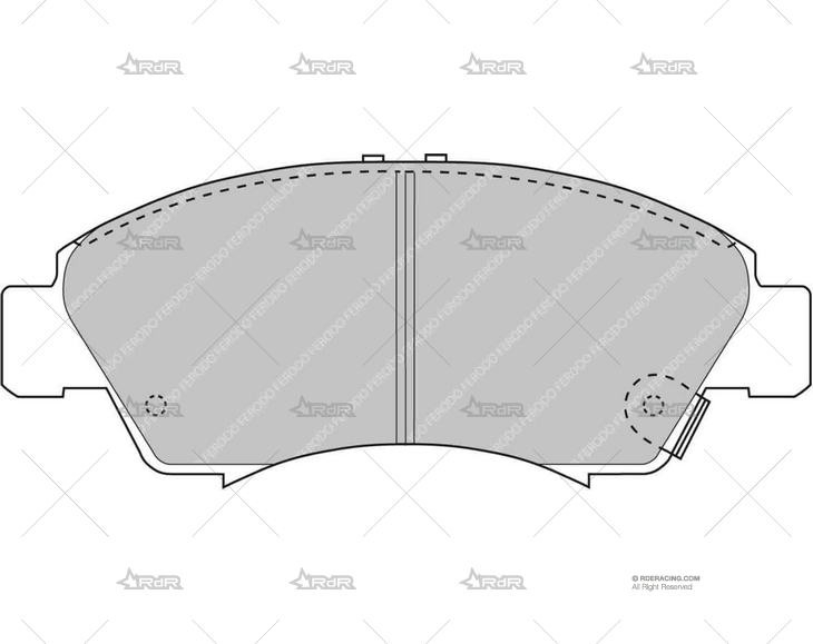 FERODO DS2500 DEL. HONDA CIVIC/CRX FERODO