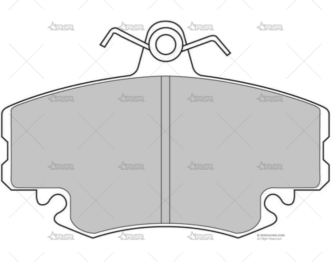 FERODO DS2500 DEL. P-205/309 GTI R-CLIO FERODO