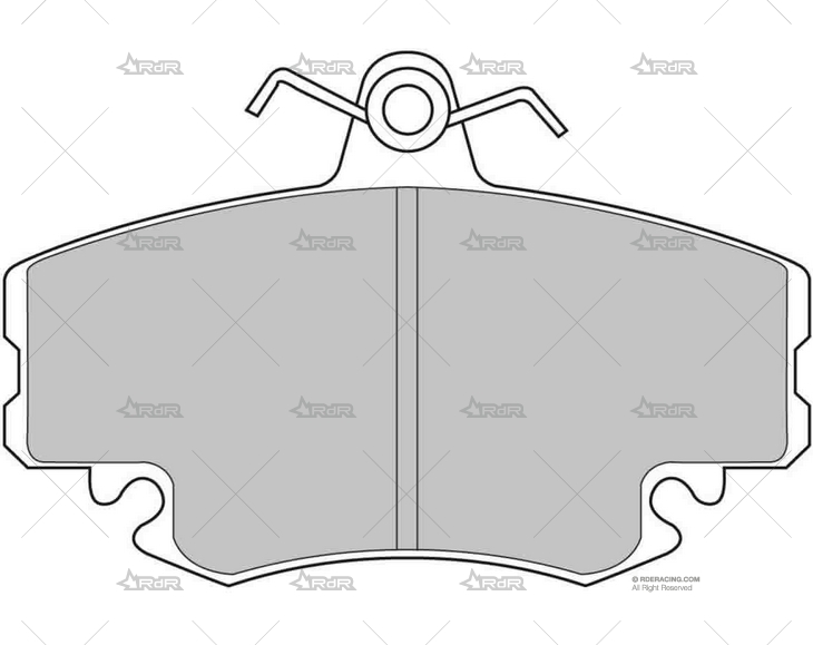 FERODO DS2500 DEL. P-205/309 GTI R-CLIO FERODO