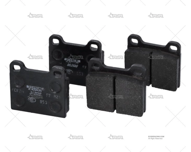 PASTILLAS DS2500 DEL. RALLYE 2/ALFA 75 FERODO