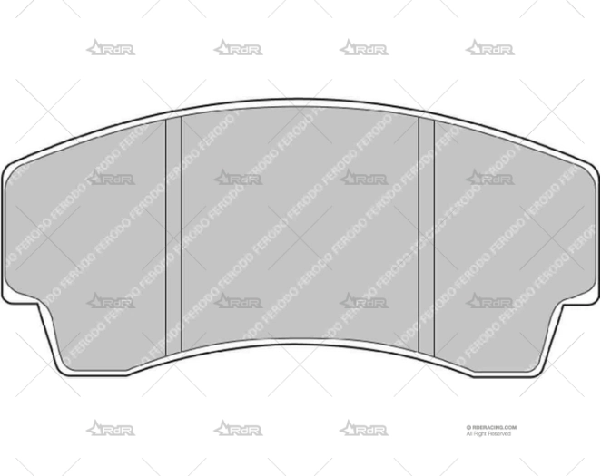 FERODO DS2500 DEL. SAXO CUP (ALCON) FERODO