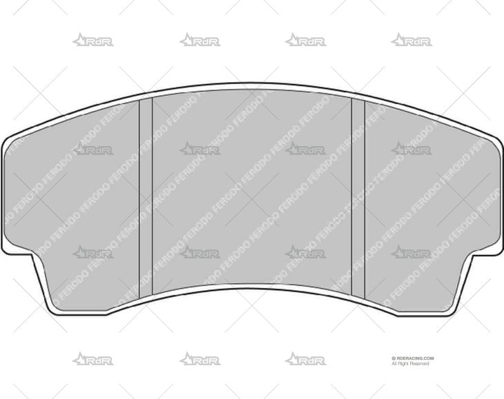FERODO DS2500 DEL. SAXO CUP (ALCON) FERODO