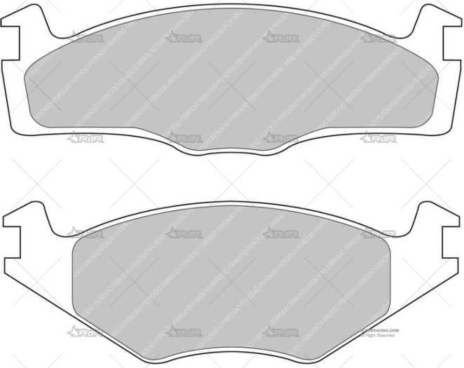 FERODO DS2500 DEL. VW GOLF 1-2 FERODO