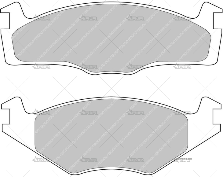 FERODO DS2500 DEL. VW GOLF 1-2 FERODO