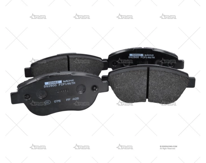 PASTILLAS DS2500 DEL.PEUGEOT 206RC/207RC FERODO