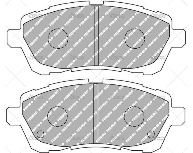 FERODO DS2500 FORD/MAZDA/SUZUKI FERODO