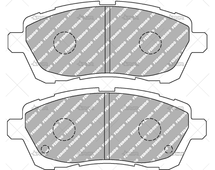 FERODO DS2500 FORD/MAZDA/SUZUKI FERODO
