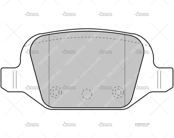 FERODO DS2500 TRAS. FIAT PUNTO 2 FERODO