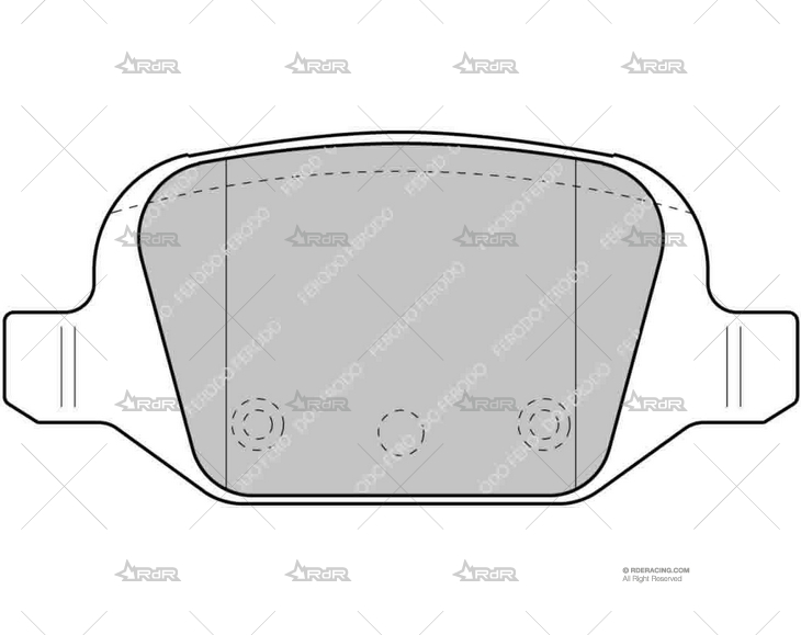 FERODO DS2500 TRAS. FIAT PUNTO 2 FERODO