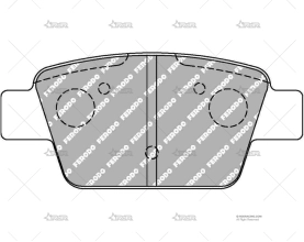 PASTILLAS DS2500 TRAS. FIAT STILO ABARTH FERODO