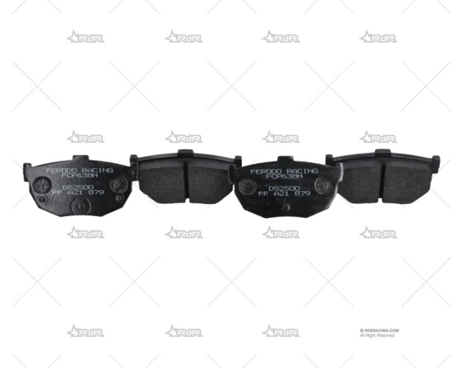 PASTILLAS DS2500 TRAS. HYUNDAI COUPE V6 FERODO