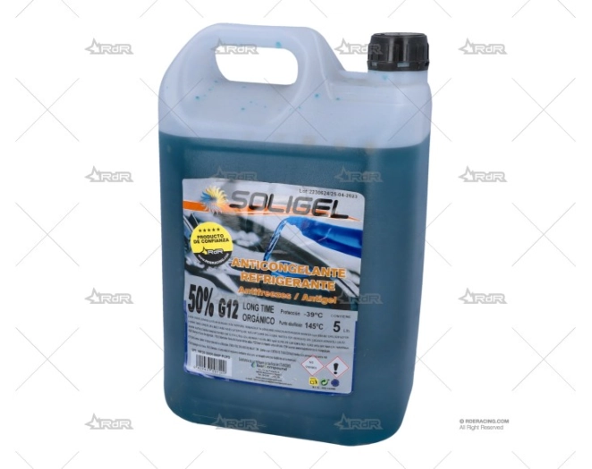 ANTI CONGELANTE 50% -39ºC AZUL 5L GLOBAL RACING OIL