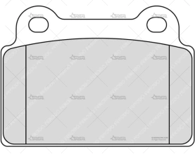 FERODO DS2500 TRAS. MITSU. EVO X 12/07+ FERODO