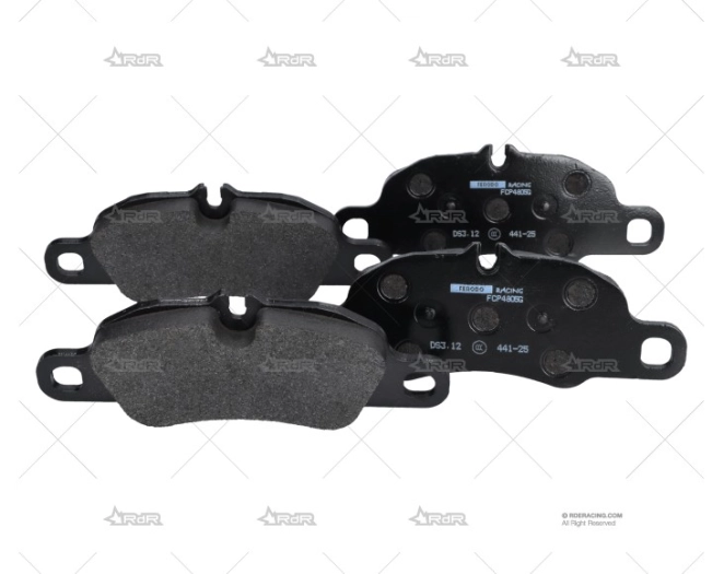 PASTILLAS DS3.12 PORSCHE BOXTER DEL. FERODO