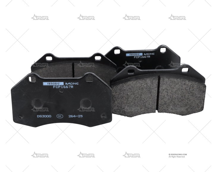 PASTILLAS DS3000 DEL.CLIO III RS /MEGANE FERODO