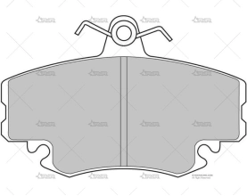 FERODO DS3000 DEL. P-205/309 GTI R-CLIO FERODO