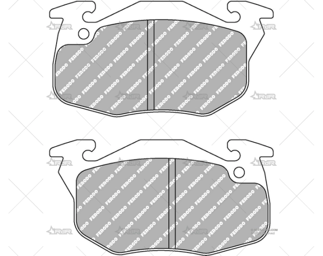 FERODO DS3000 DEL. PEUGEOT 106/205 R. FERODO