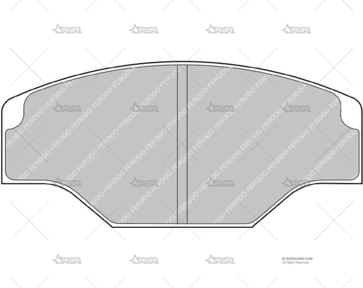 FERODO DS3000 DEL. SAXO CUP (ALCON) FERODO