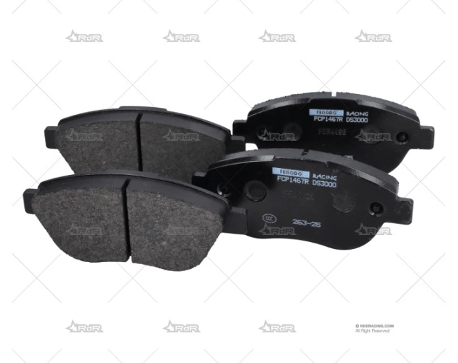 PASTILLAS DS3000 DEL.PEUGEOT 206RC/207RC FERODO