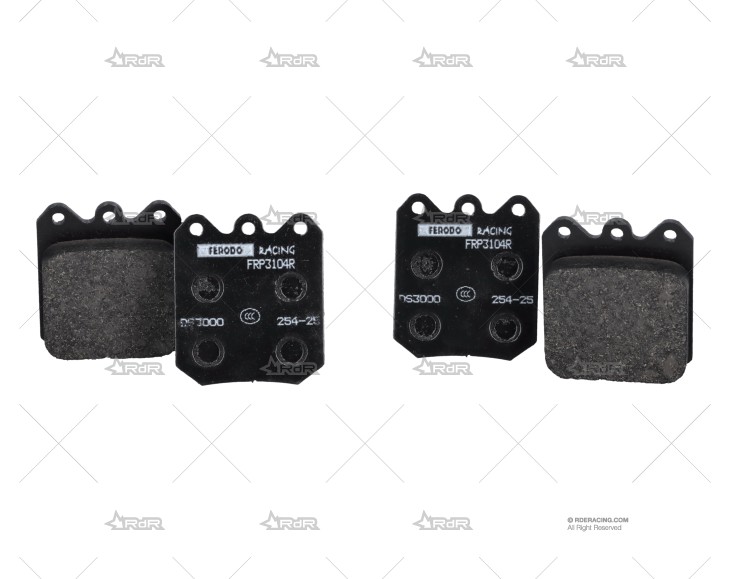 PASTILLAS DS3000 PINZA WILWOOD 2P FERODO