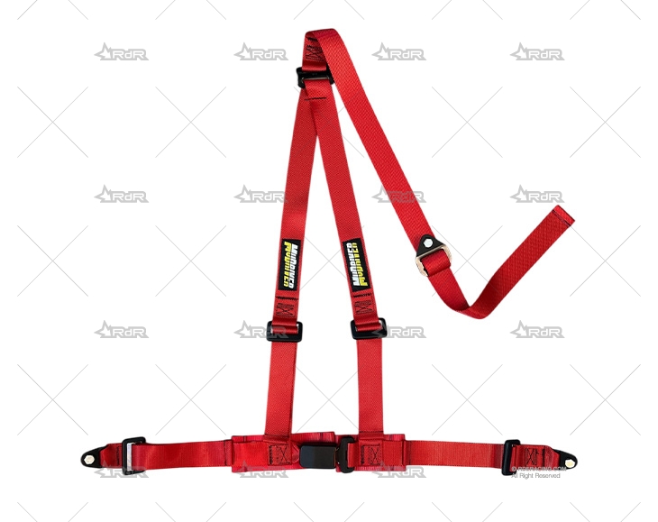 ARNES 3 PUNTOS TRACK DAY ROJO MUDRIVER