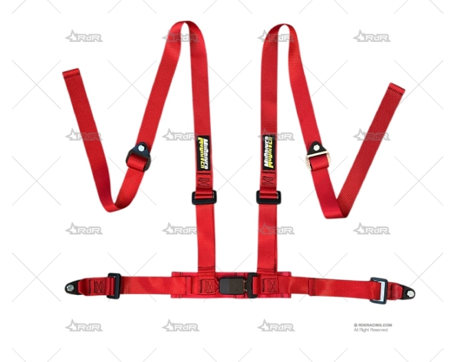 ARNES 4 PUNTOS TRACK DAY ROJO MUDRIVER